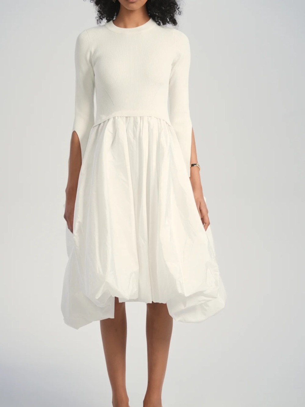 Aleeza Paris Celeste Knit Bubble Dress